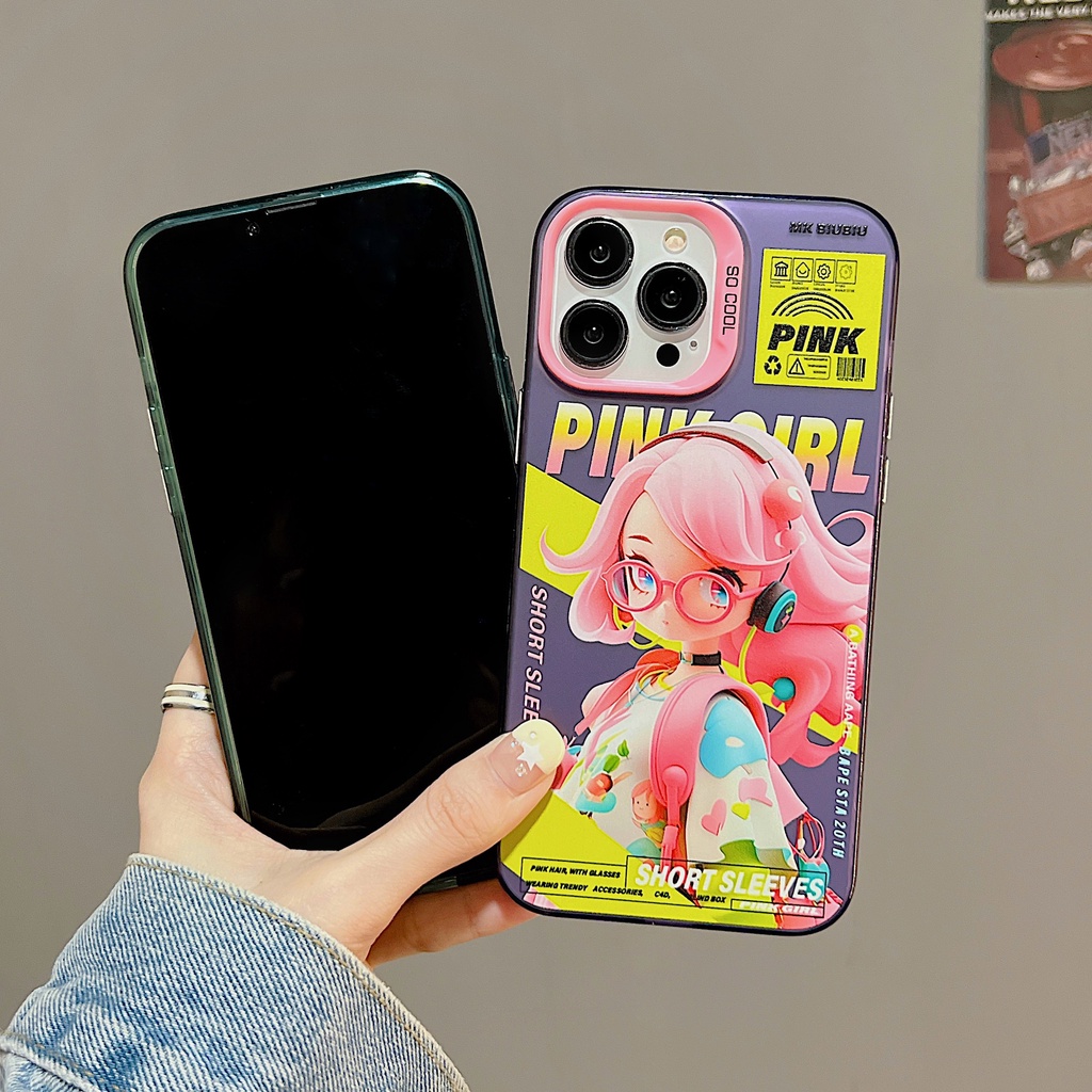 Ốp Điện Thoại TPU Mềm Họa Tiết Hoạt Hình Hai Mặt Cho iPhone 11 13 12 14 Pro Max