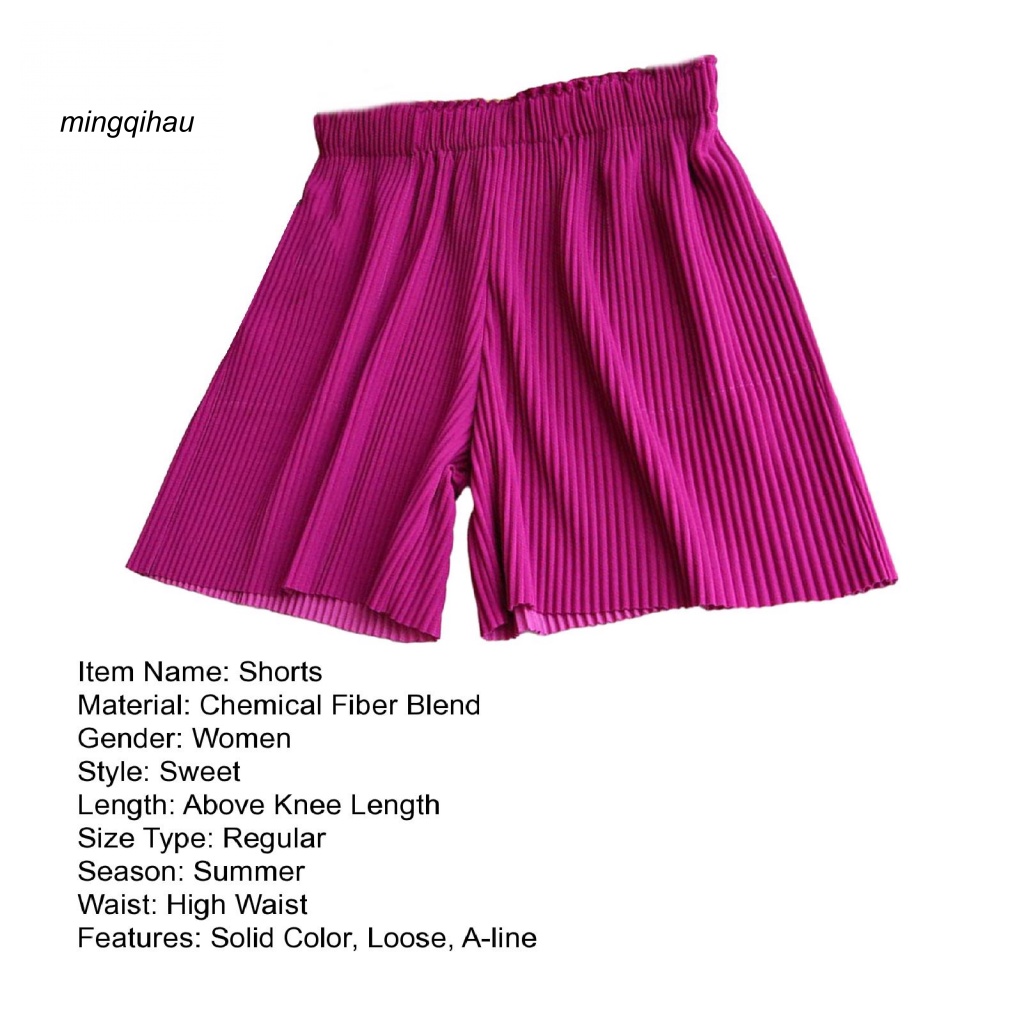 Quần Short Nữ Lưng Thun Thời Trang Mùa Hè