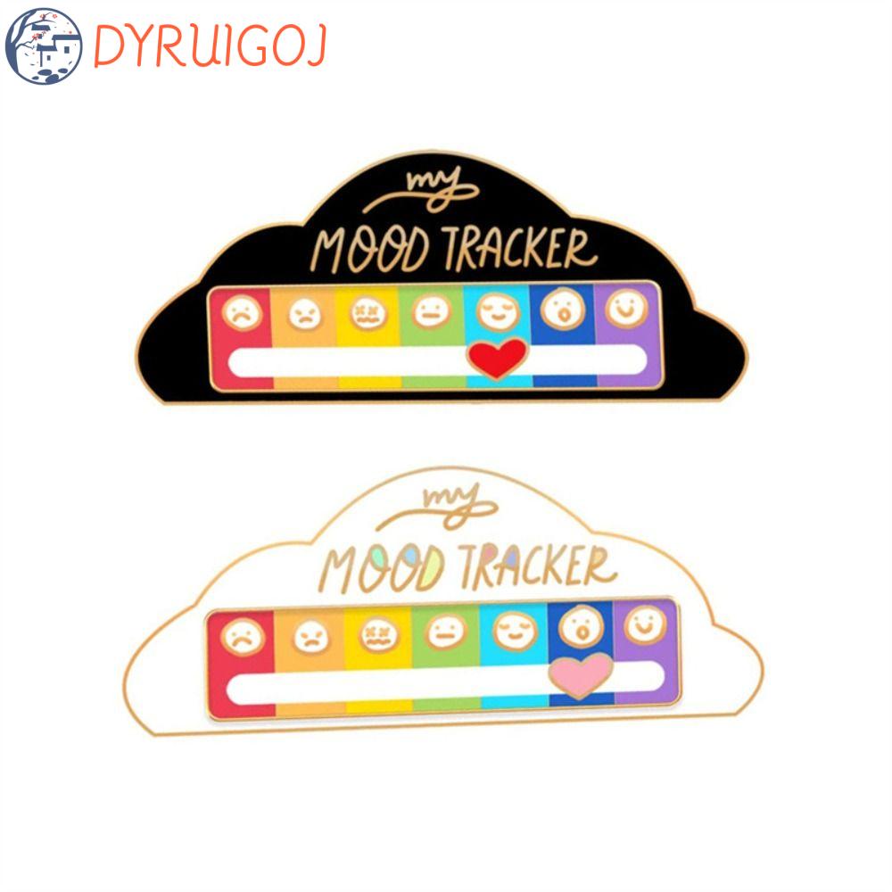 Trâm Cài Áo Hình Biểu Tượng Cảm Xúc 1 Cái Bằng Kim Loại Dùng Trang Trí Quần Áo 7 Ngày