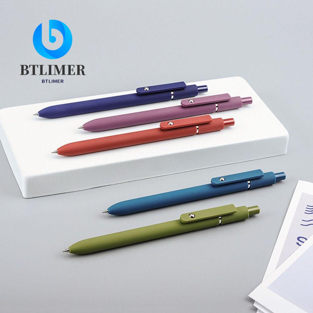 5 Bút Bi Mực Đen Ngòi 0.42mm