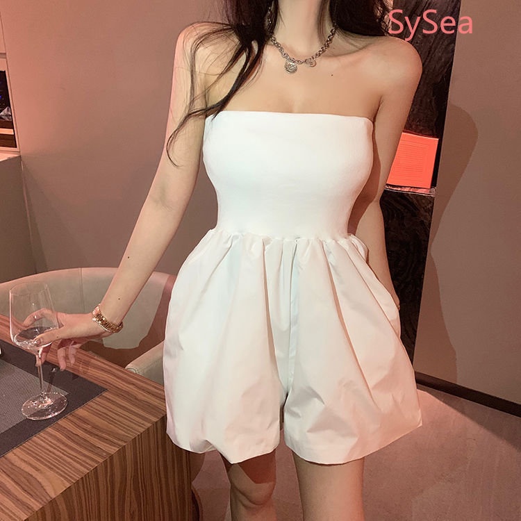 Áo liền quần Trễ Vai Thiết Kế Quyến Rũ Thời Trang Mùa Hè Cho Nữ