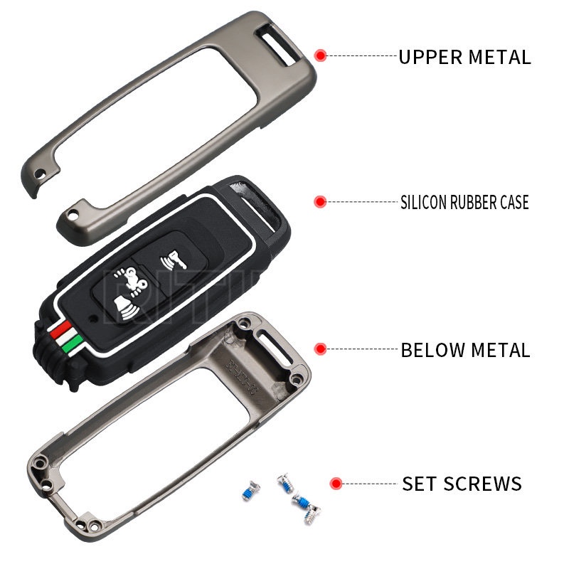 Vỏ Bọc Chìa Khóa Điều Khiển Từ Xa 3 Nút Bằng Hợp Kim Cho HONDA PCX160 VISION SH350 PCX 160 2