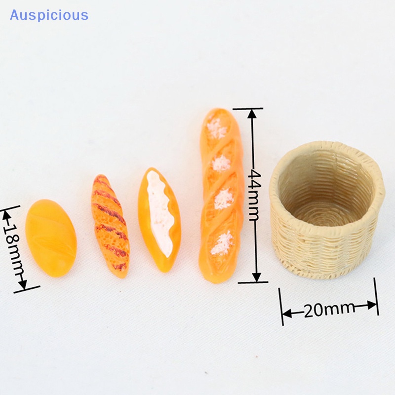 1 Bộ Giỏ Bánh Mì Đồ Chơi Búp Bê Cỡ 1 / 12