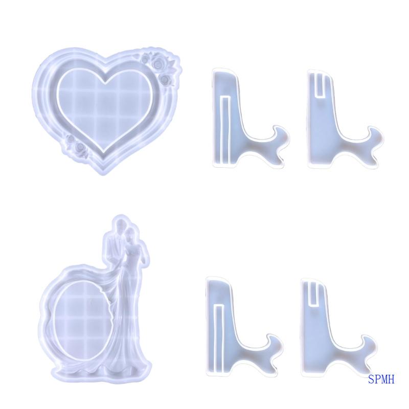 Khuôn Silicone Làm Giá Đỡ Hình Trái Tim Trang Trí Bàn Tiệc Cưới