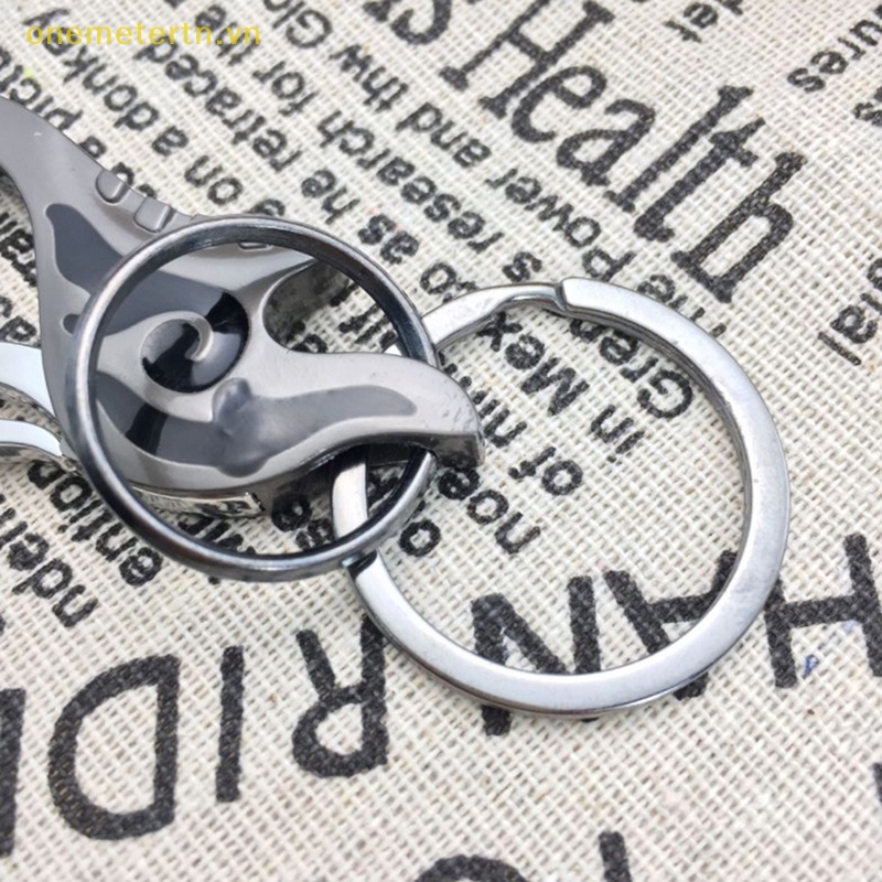 Onemetertn Móc Khóa Kim Loại Tráng Men Hình Ngọn Lửa Đơn Giản Cho Nam Nữ K360