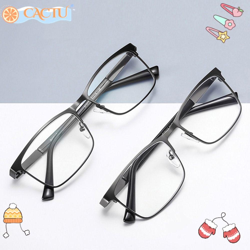 Kính Đọc Sách Gọng Kim Loại Đơn Giản Thời Trang Chống Ánh Sáng Xanh Phong Cách Vintage