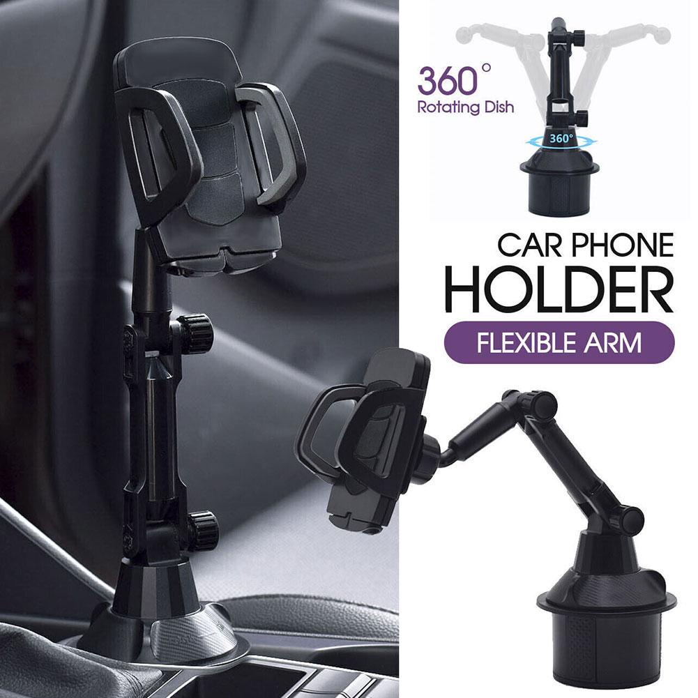 Giá Đỡ Cốc Bằng Sợi Carbon Xoay 360 Độ Cho Xe Hơi 3.5-7 "M5M0