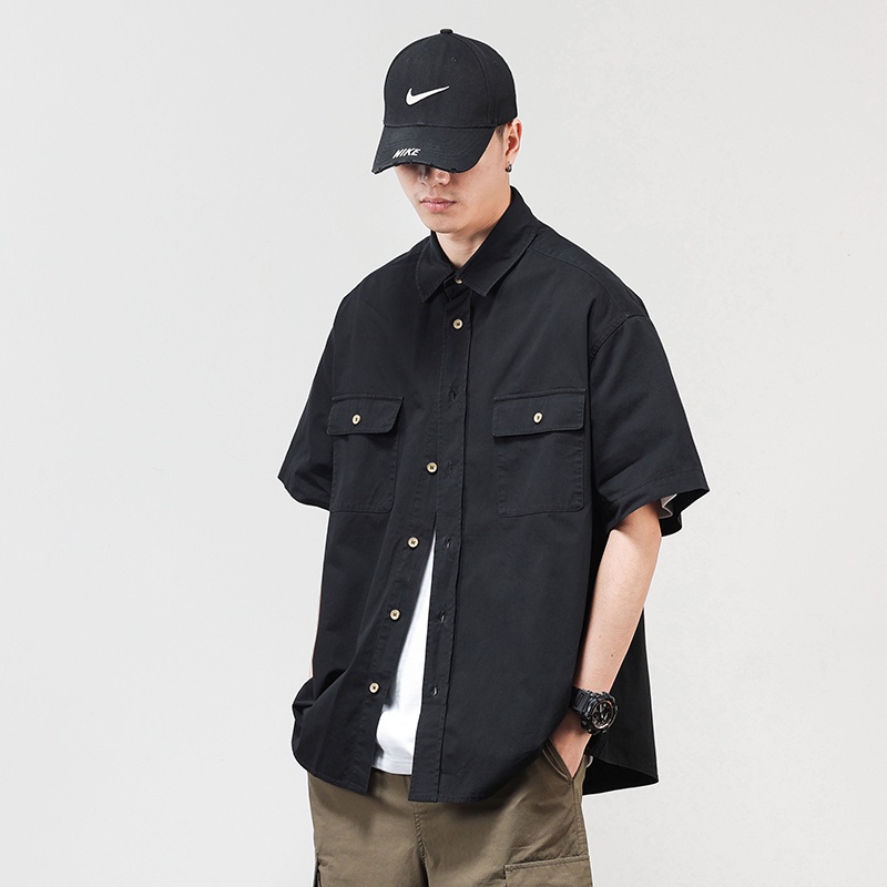 Kolbinli Binli Áo Thun Polo Tay Ngắn Dáng Rộng Phong Cách Nhật Bản Thời Trang Mùa Hè Dành Cho Thanh Thiếu Niên