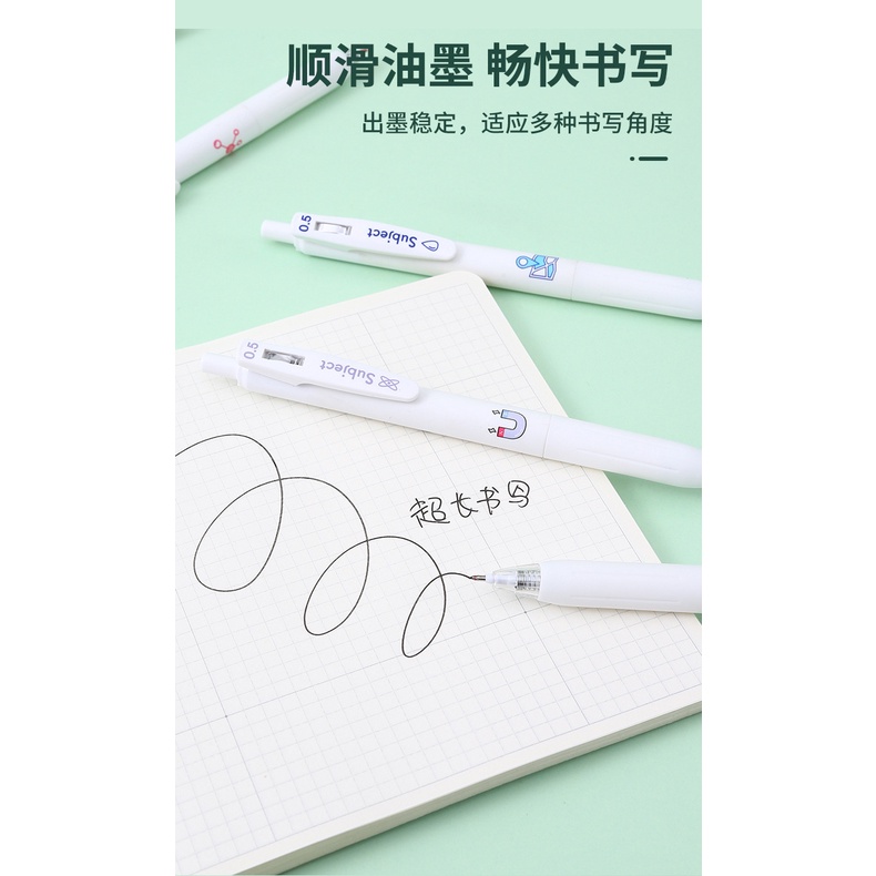 Bút Viết Dạng Nhấn Nhanh Khô Có Đầu 0.5 Carbon Chất Lượng Cao
