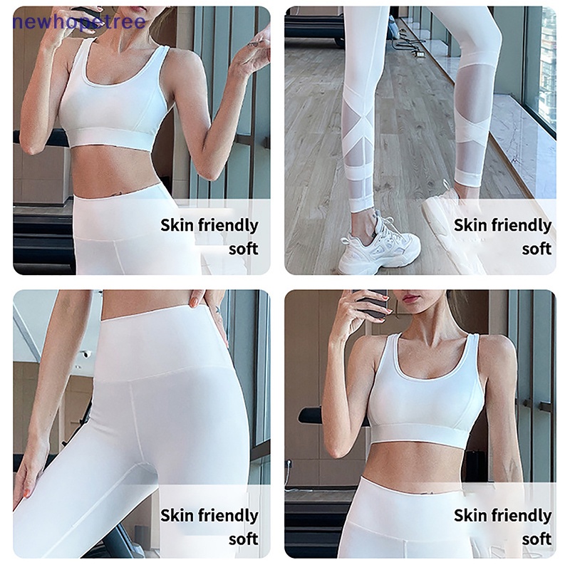 Ntvn Quần Legging Thể Thao Chạy Bộ Tập Yoga Phối Lưới Mỏng Co Giãn Ghép Chữ Mùa Hè Mới Cho Nữ