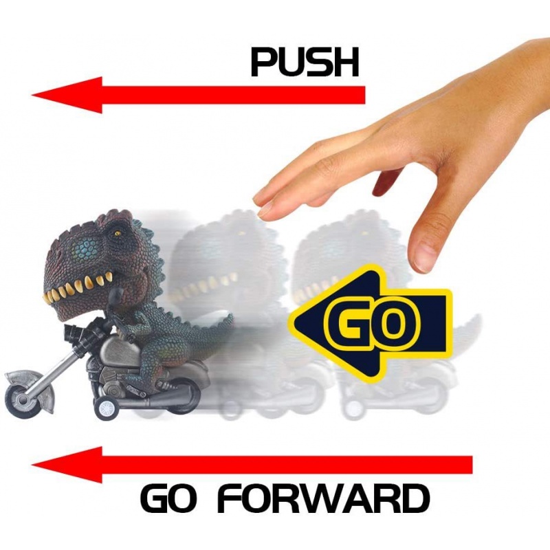 Mô hình khủng long kiểu xe moto thú vị cho trẻ em