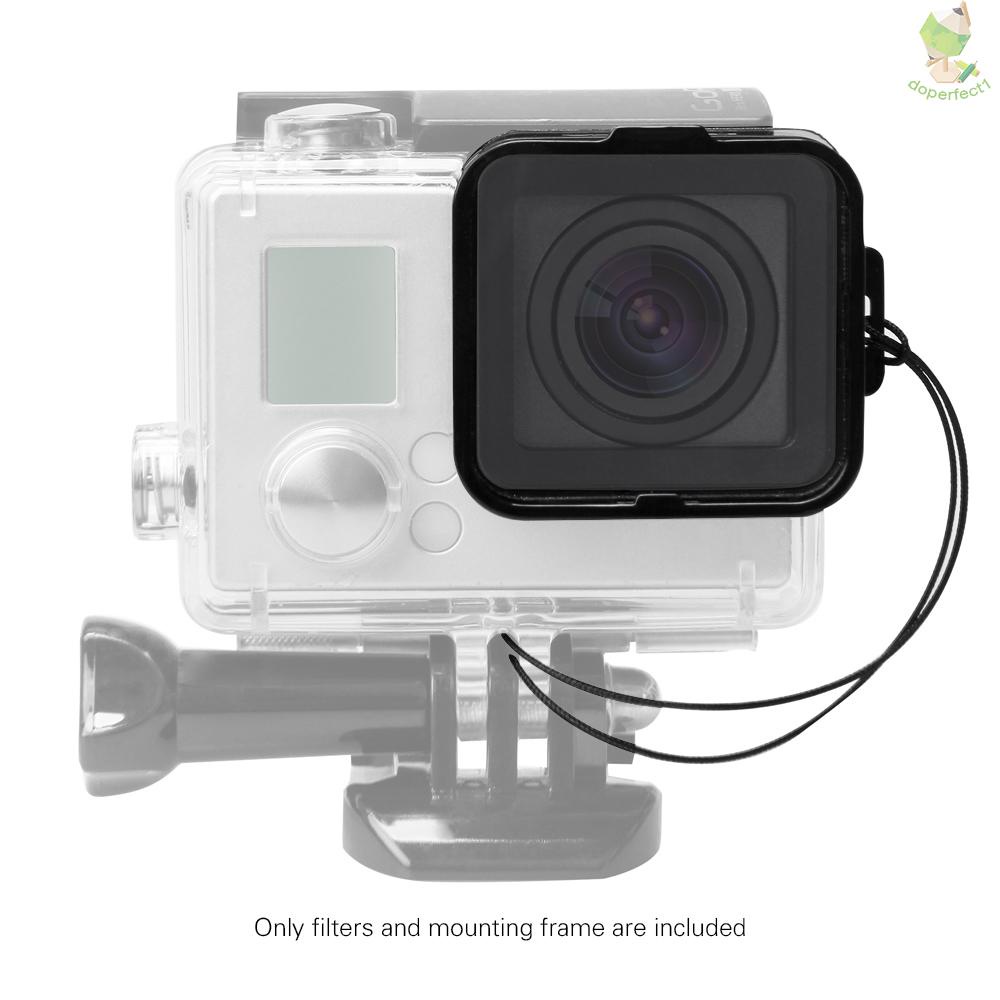 Andoer Square ND Lens Filter Protector Kit Set(ND2/ND4/ND8/ND16) Replacement for  4/3+/3 w/ Mounting Frame Holder   Came-6.5