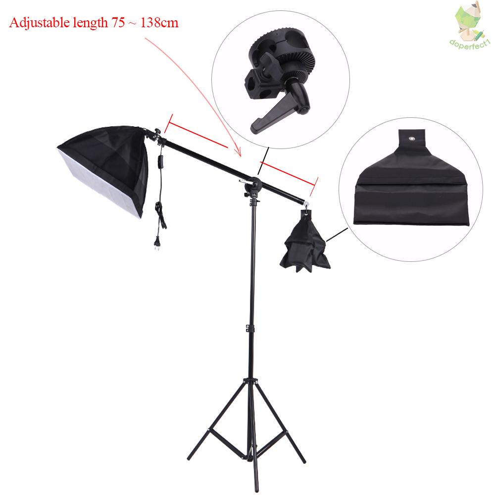 Photo Studio Overhead Boom Arm Top Light Stand 75-138cm for Softbox Light   Came-6.5