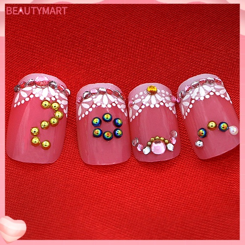 Miếng Dán Trang Trí Móng Tay Lấp Lánh DIY
