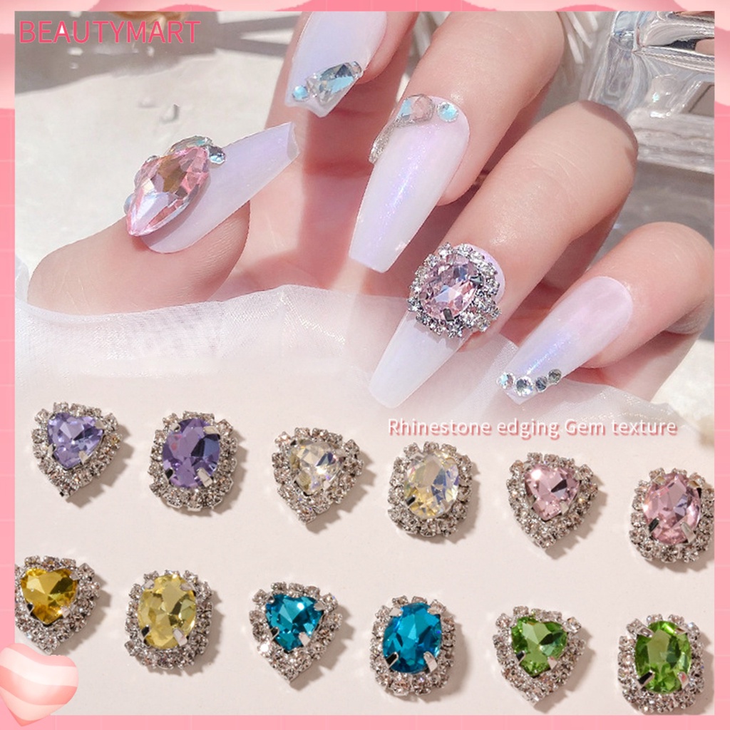 Phụ Kiện Trang Trí Móng Tay Lấp Lánh Bằng Hợp Kim Chống Rỉ Đa Năng DIY