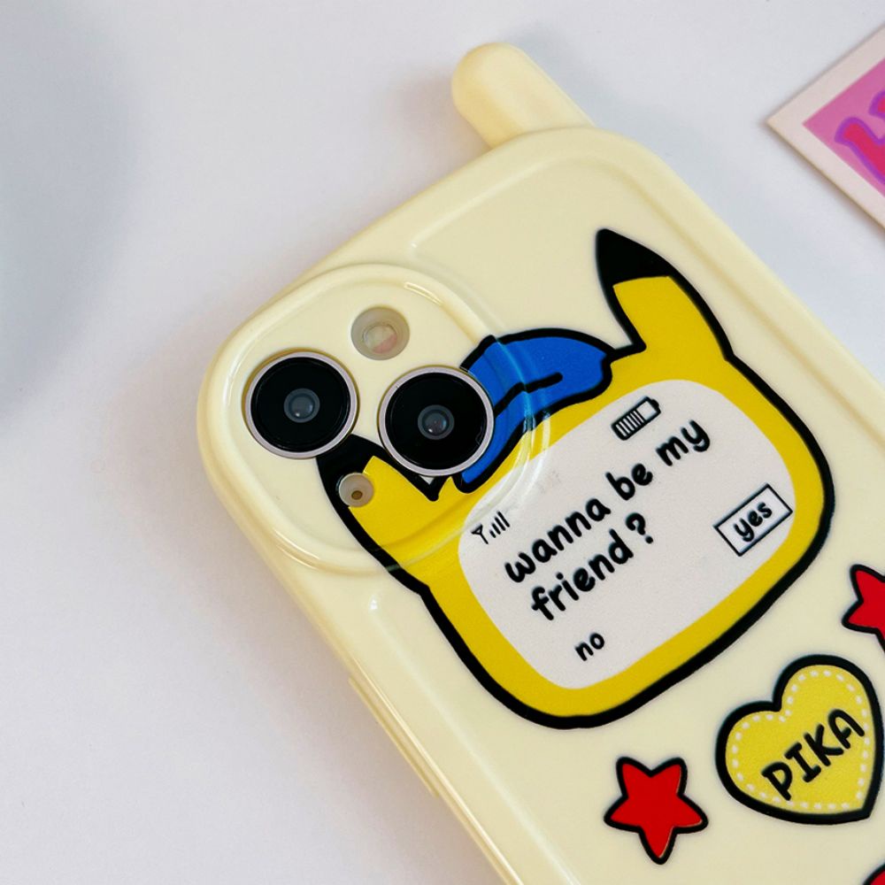 Ốp Điện Thoại TPU Mềm Chống Sốc In Hình Pikachu Cho IPhone 11 14 13 12 Pro Max XS XR 7 8 Plus