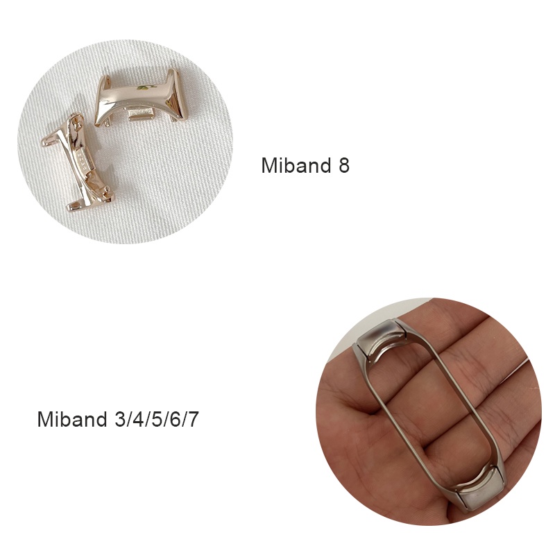 Dây Đeo Silicone Khóa Nam Châm Cho Đồng Hồ Thông Minh Xiaomi Miband 8 7 6 5 Miband 3 4 Mi Band8 Mi7 5 6