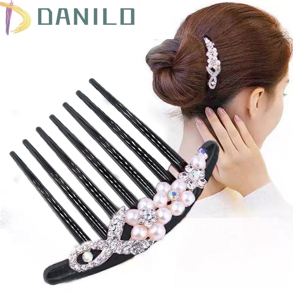 Kẹp Tóc Hoa DANILO Thời Thượng Cho Cô Dâu|Trâm Cài Tóc Thiết Kế Xinh Xắn Thời Trang