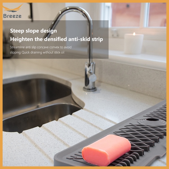 Thảm Silicone Bảo Vệ Đầu Vòi Nước Chống Văng Nhỏ Giọt Cho Nhà Bếp Nhà Tắm