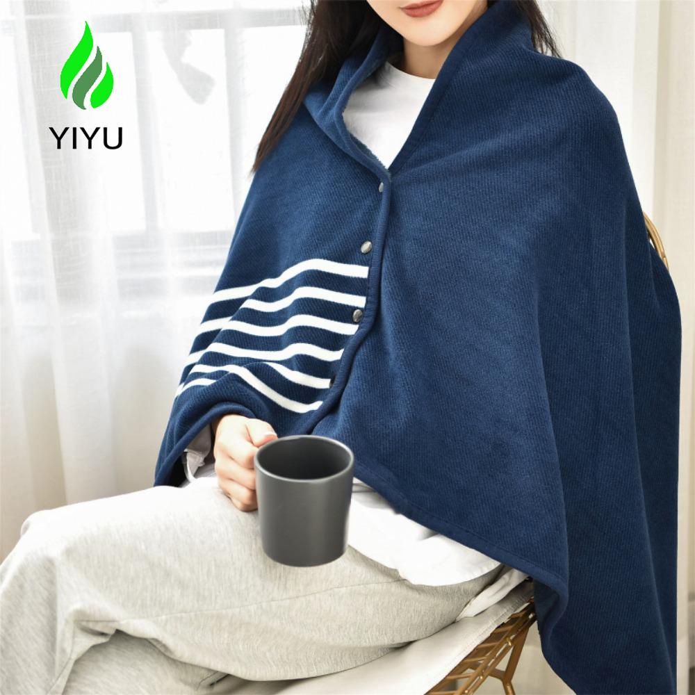 Vỏ Chăn Lông Cừu Mỏng Mềm Giữ Ấm Toàn Thân Họa Tiết Kẻ Sọc Đơn Giản Hiện Đại TYLER1