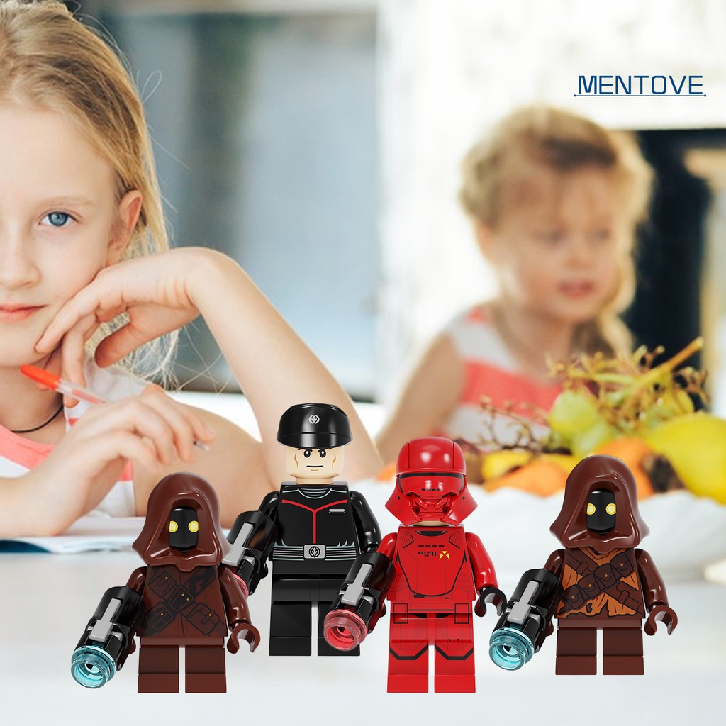 Đồ trang trí Lắp Ráp Nhân Vật Hoạt Hình Stormtrooper Javanese 4.5cm DIY