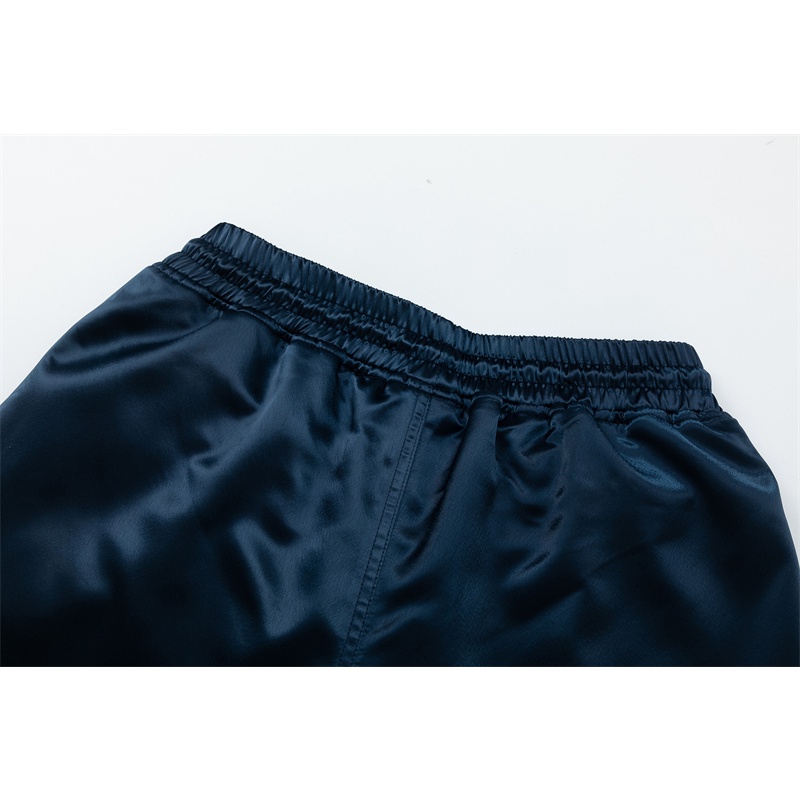 Quần Short satin Dáng Rộng Phong Cách Đường Phố Mỹ 123 Trọng Lượng Nặng Thời Trang