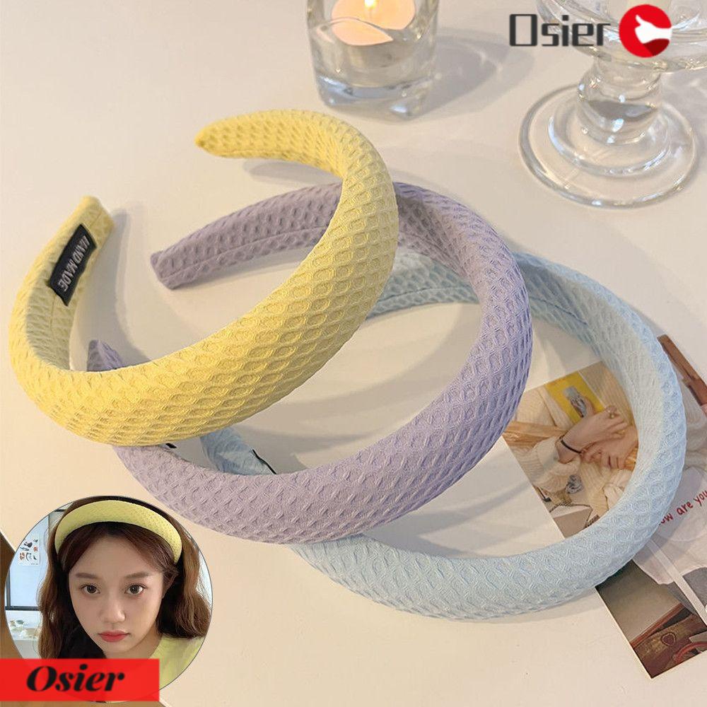 1 Băng Đô Cài Tóc Dày Dặn Mềm Mại Họa Tiết Bánh Kem Wasphic Độc Đáo Thời Trang Cho