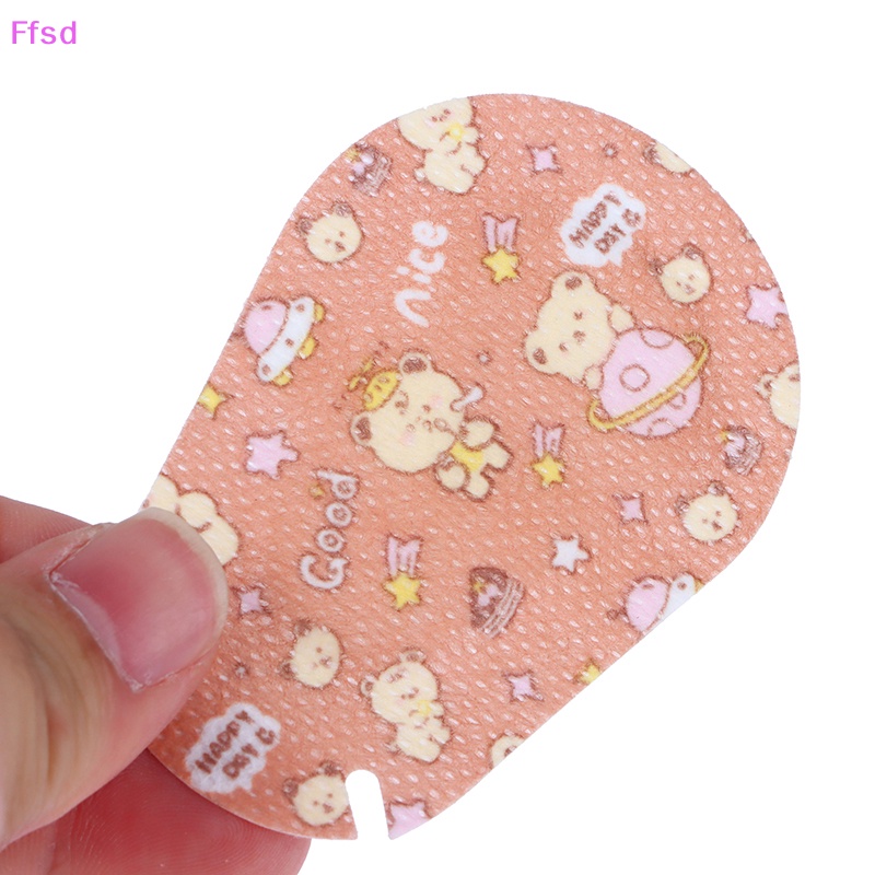 {Ffsd} Set 10 Miếng Dán Mắt Dùng Một Lần Họa Tiết Hoạt Hình Cho Trẻ Em Bán Chạy