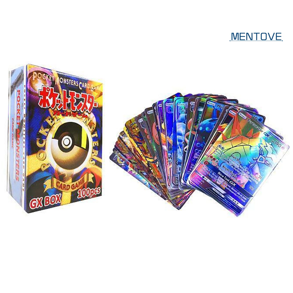 Set 100 Tấm Thẻ Bài Đồ Chơi GX MEGA Trong Pokemon Legendary