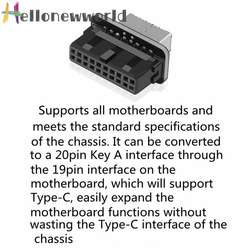 Đầu Chuyển Đổi USB 3.0 19P / 20P Sang TYPE E Chất Lượng Cao