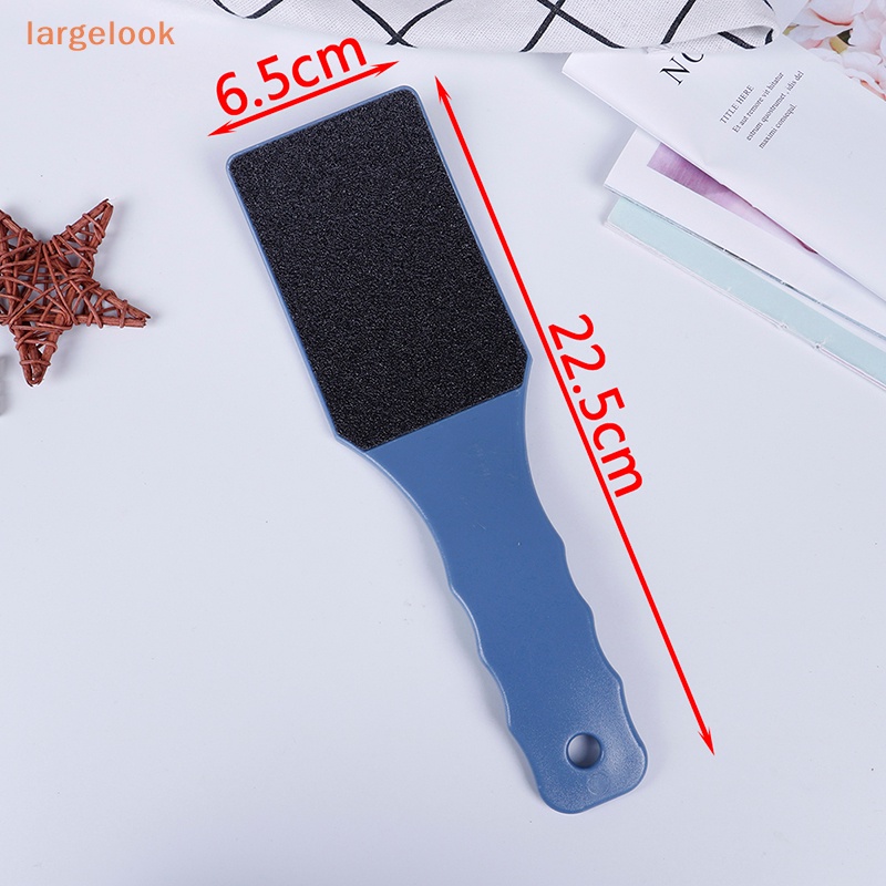 [Biglook] Dụng Cụ Mài Da Chết Hai Mặt Tay Cầm Cong Màu Xanh Dương