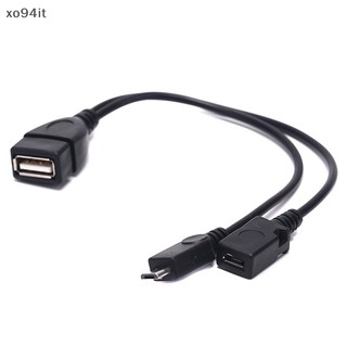Dây cáp chữ y chuyển đổi cổng micro usb sang cổng usb