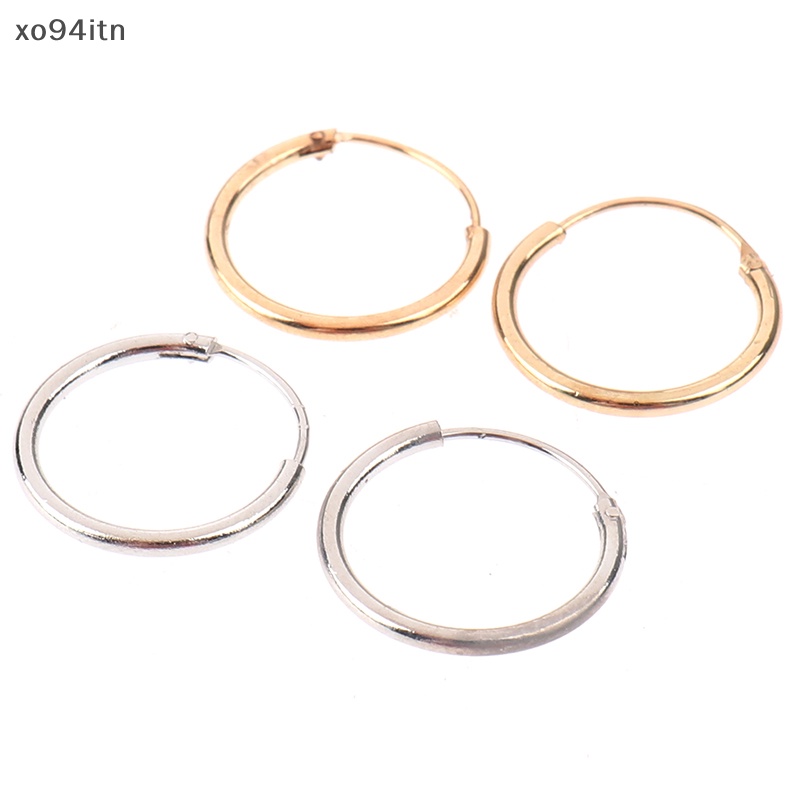 Set 3 Đôi Khuyên Tai Tròn Nhỏ Đơn Giản Thời Trang Cho Nữ Áo Kiểu Thời Trang Trẻ Trung Cá Tính