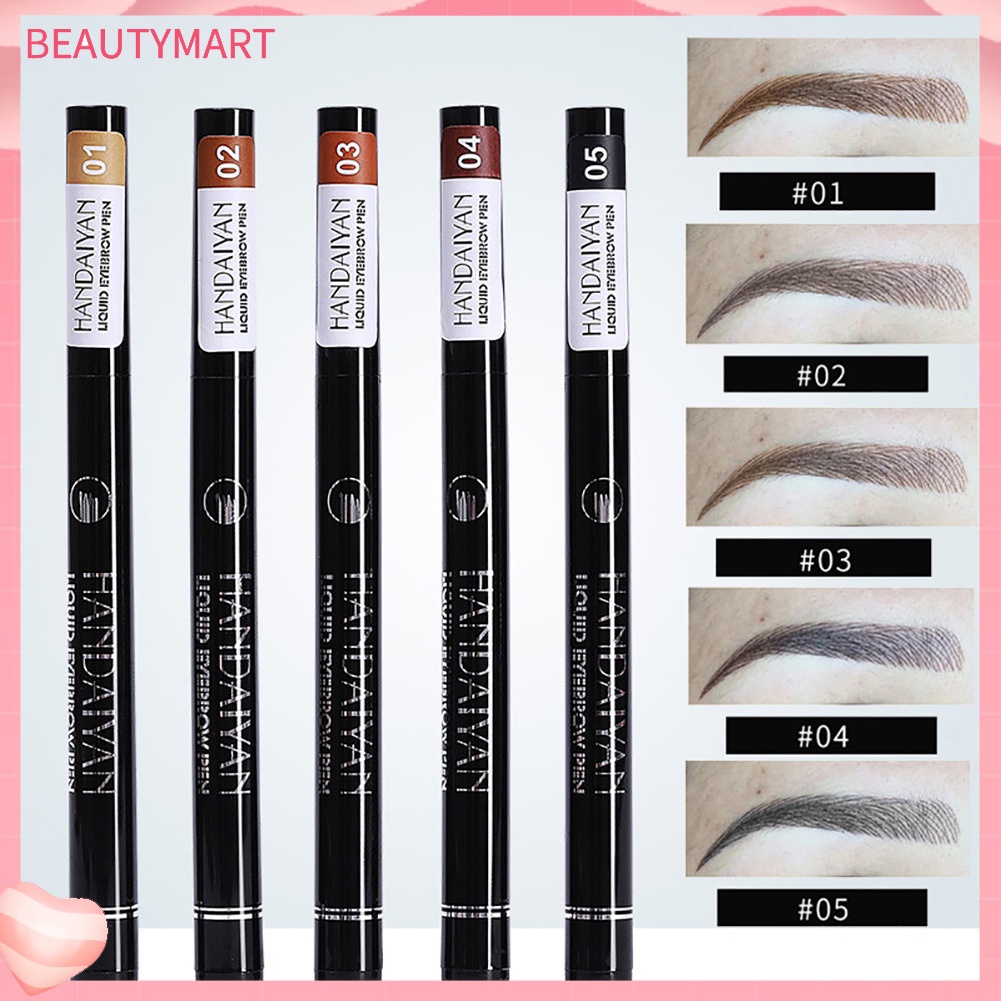 Bút Kẻ Mày Dạng Phẩy Sợi Chống Thấm Nước Lâu Trôi