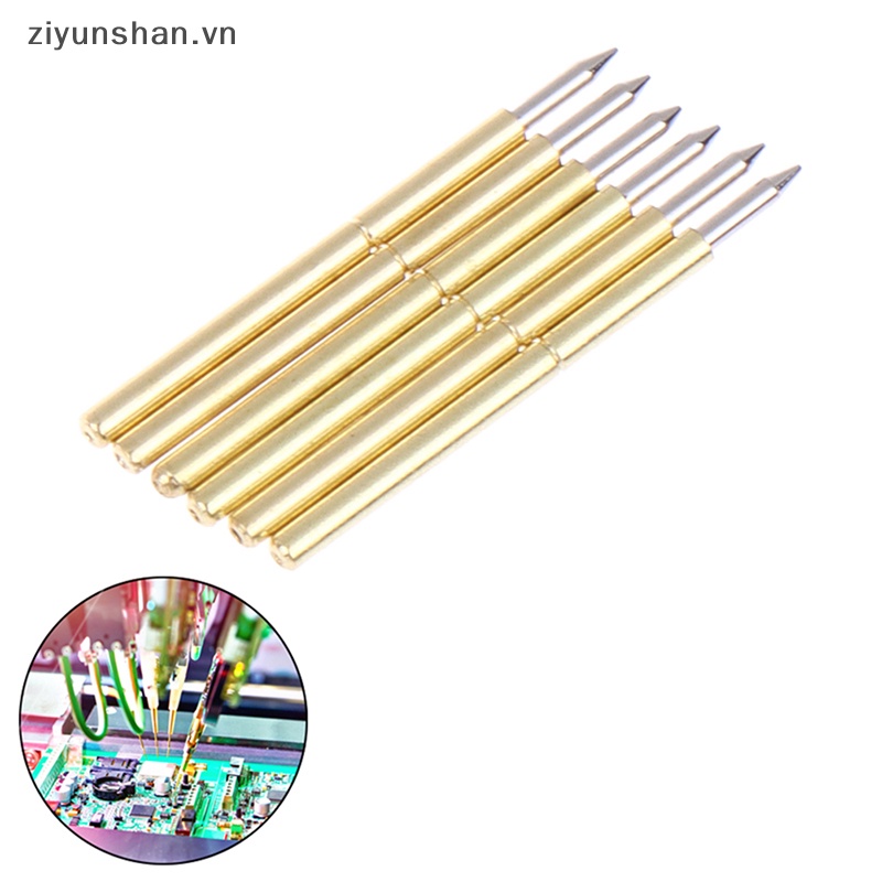 Ziyunshan 100 cái đường kính 1,02mm chiều dài 15,85mm đầu dò kiểm tra lò xo pogo pin tool p75-b1 vn