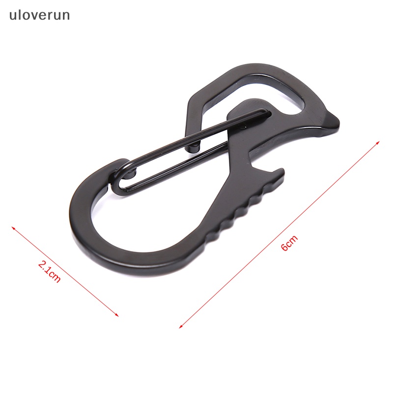 1 Móc Khóa Carabiner Bằng Thép Không Gỉ Tiện Dụng