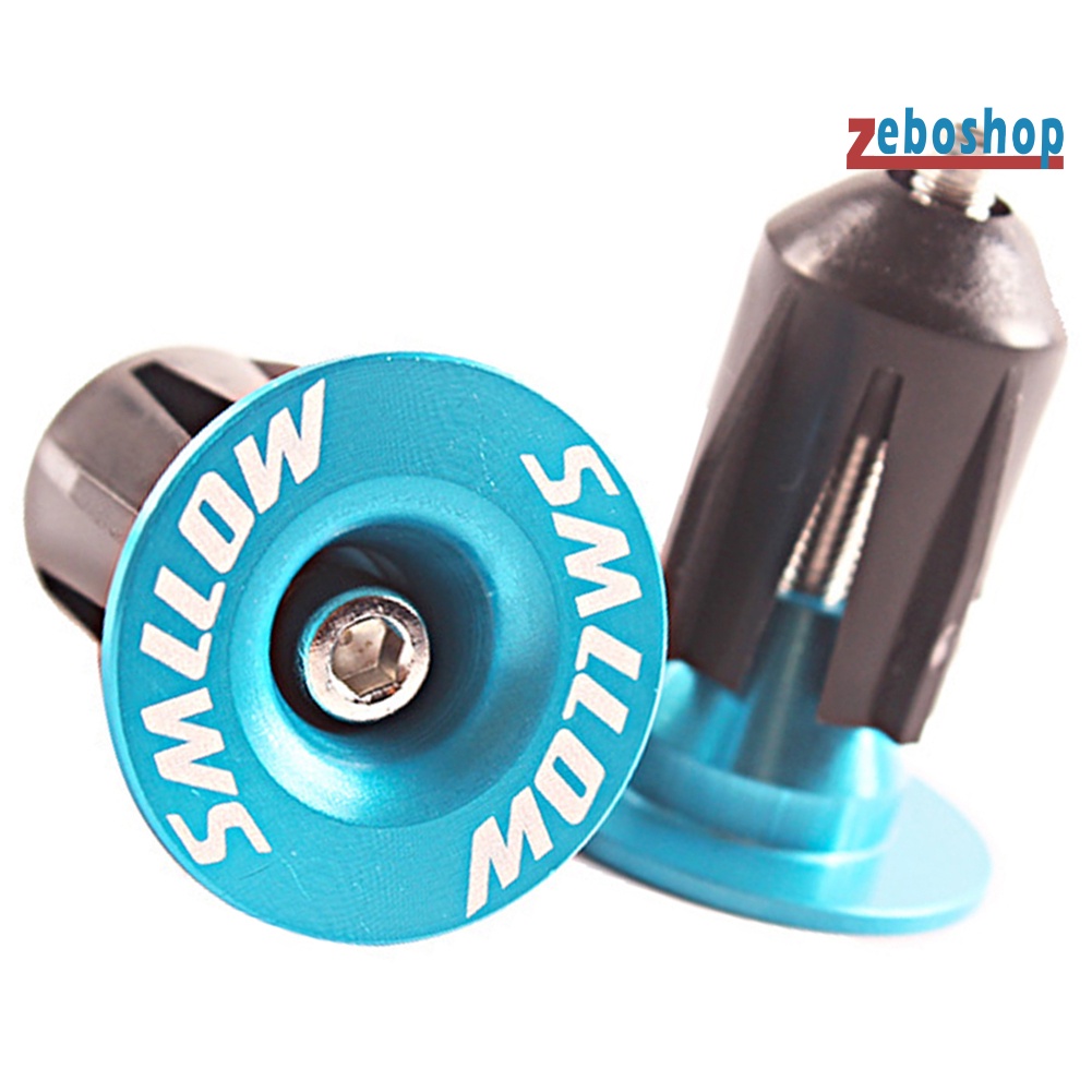 Bộ 2 Nút Gắn Tay Cầm Xe Đạp Leo Núi Bằng Hợp Kim Nhôm Chất Lượng Cao