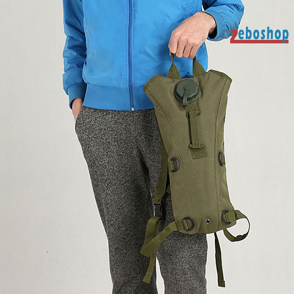 Zeboshop Túi Đựng Nước 3L Họa Tiết Rằn Ri Unisex Tiện Dụng Khi Đi Xe Đạp Leo Núi