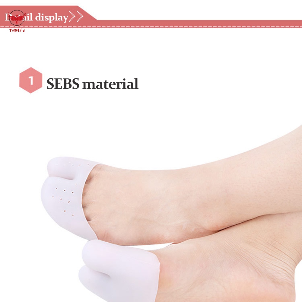 Đệm Mềm Dày Dặn Chống Đau Ngón Chân Có Lỗ Chữ W Bảo Vệ Ngón Chân Khi Nhả