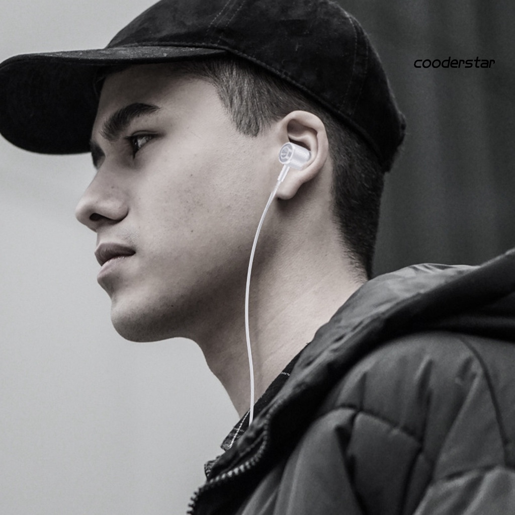 Tai Nghe Nhét Tai Có Dây (Coodod) Hiệu Ứng Âm Thanh Bass Mạnh Nhẹ 3.5mm Giảm Tiếng Ồn Dùng Khi Chạy Bộ