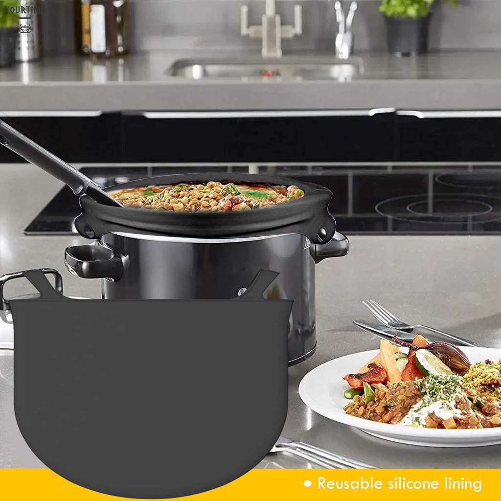 Set 1 / 2 Túi Silicone Đựng Thực Phẩm 6QT 8QT