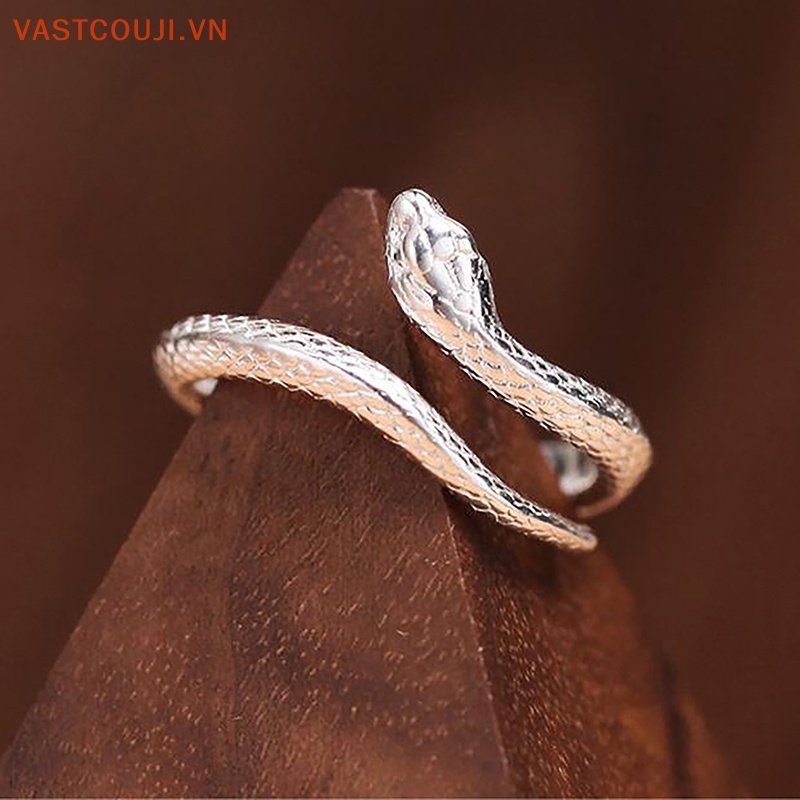 Nhẫn Hình Rắn VASTJI Sáng Tạo Có Thể Điều Chỉnh Kích Cỡ Cho Nam Và Nữ