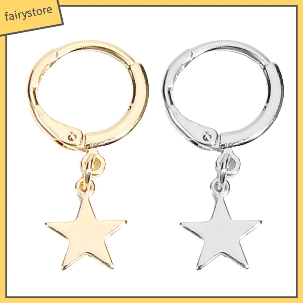 Bông Tai Hình Ngôi Sao Đơn Giản Thời Trang Dành Cho Nữ