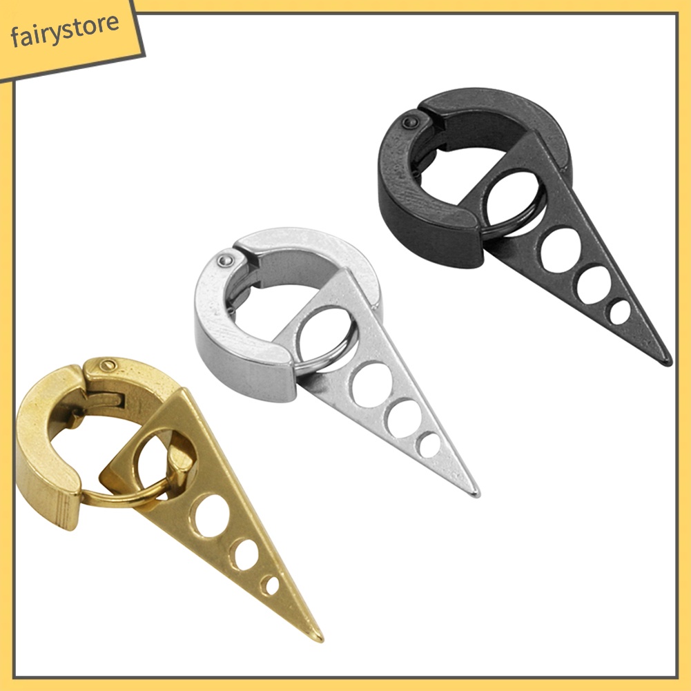 Bông Tai Đinh Tán Bằng Thép Không Gỉ Thời Trang Cá Tính Cho Nam &amp; Nữ