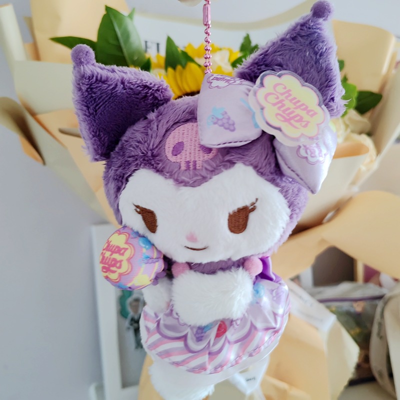 Móc Khóa Nhồi Bông Hình Thỏ Kromi Cinnamoroll Dễ Thương 5in / 13Cm
