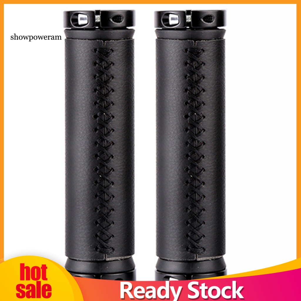 Set 2 Vỏ Bọc Tay Lái Xe Đạp Leo Núi Bằng Da Giả Chống Trượt