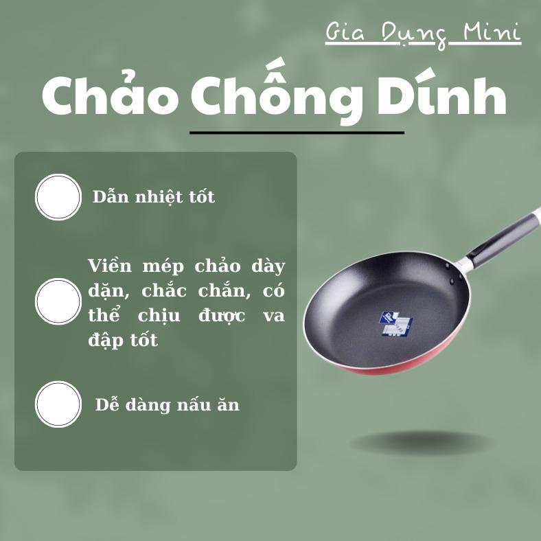 Chảo Chống Dính Màu Đỏ 26Cm