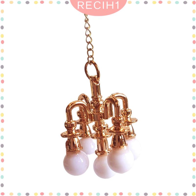 Mô Hình Đèn Trần Mini Tỷ Lệ 1 / 6 1 / 12 Dùng Trang Trí Nhà Búp Bê