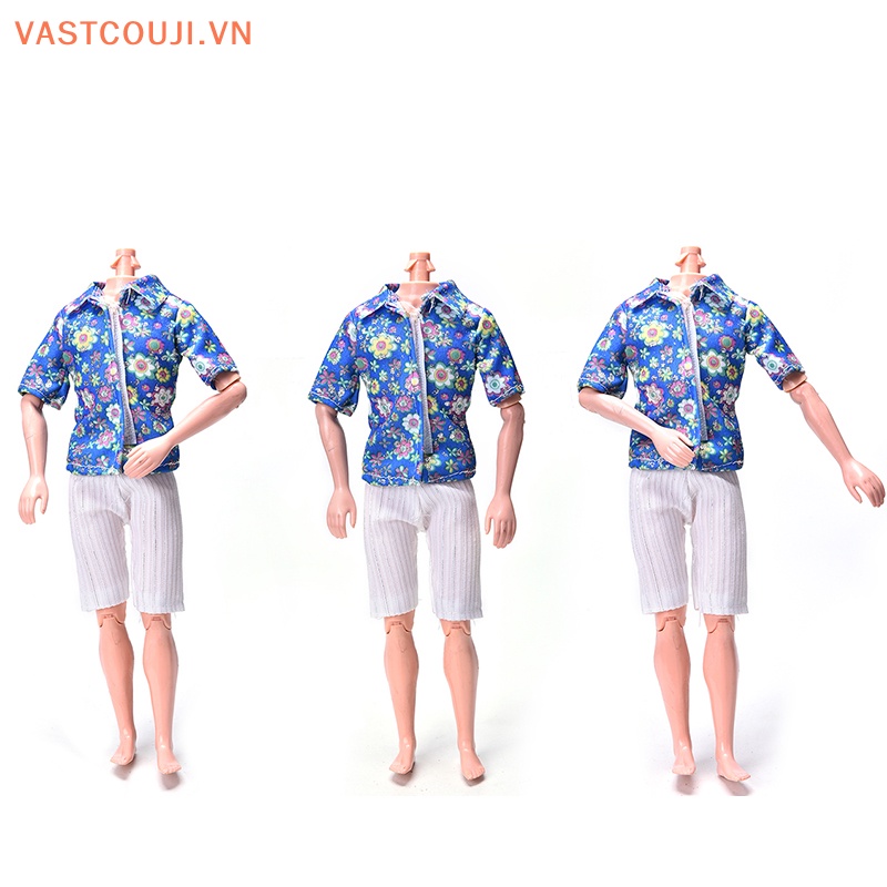 Bộ Đồ Họa Tiết Hoa Xinh Xắn Cho Búp Bê Ken