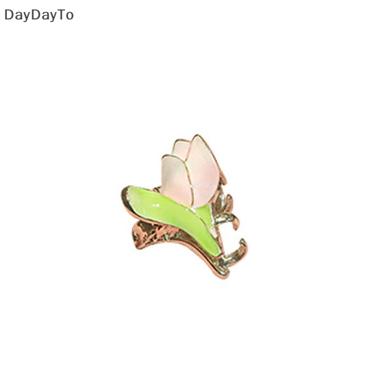Kẹp Tóc Hoa Tulip Hồng Thời Trang Cho Nữ